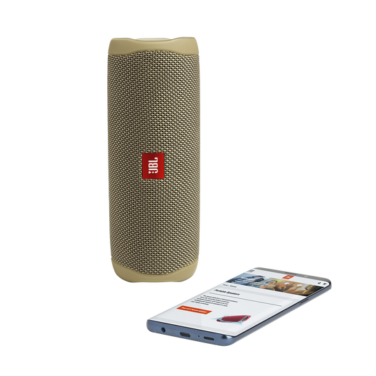 JBL Flip 5 - Sand - Portable Waterproof Speaker - Detailshot 2